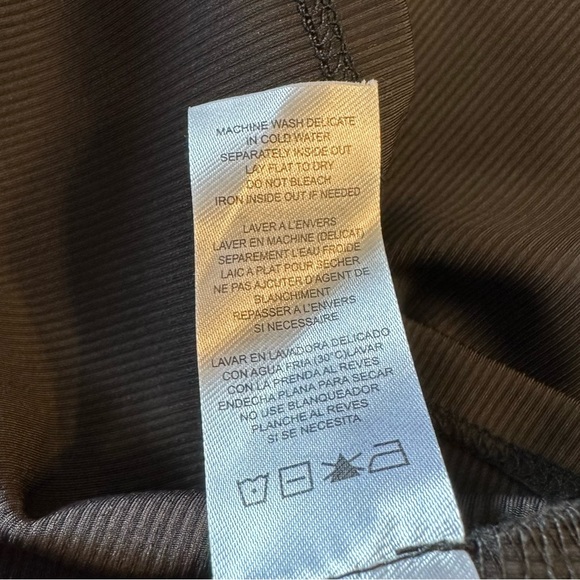 n:Philanthropy Catello Top in Black Mock Neck Choker Cutout Ribbed sz Small NWT - Picture 11 of 12